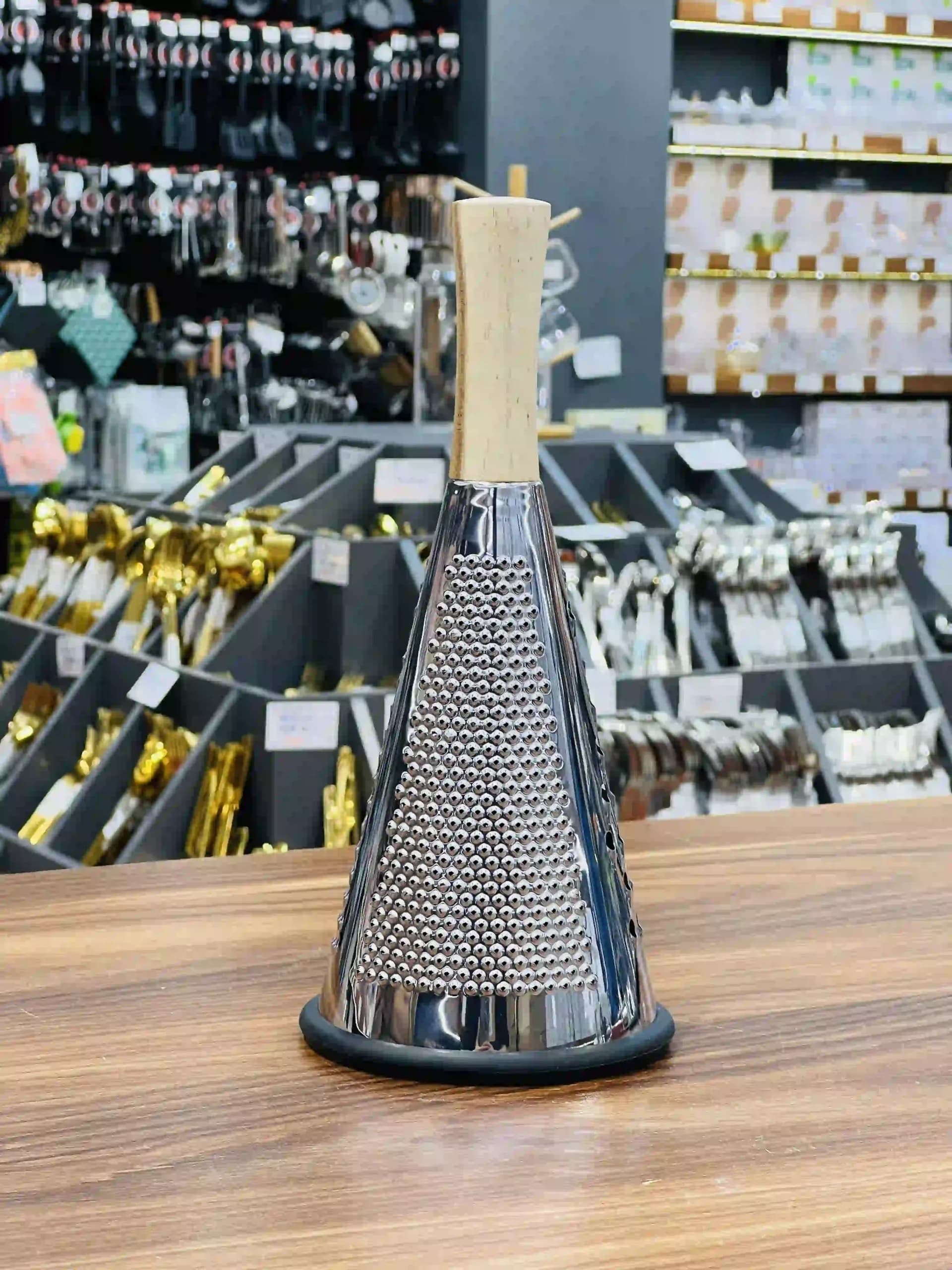 رنده استیل دسته چوب متوسط برند شنگیا H0527 — تصویر ۵