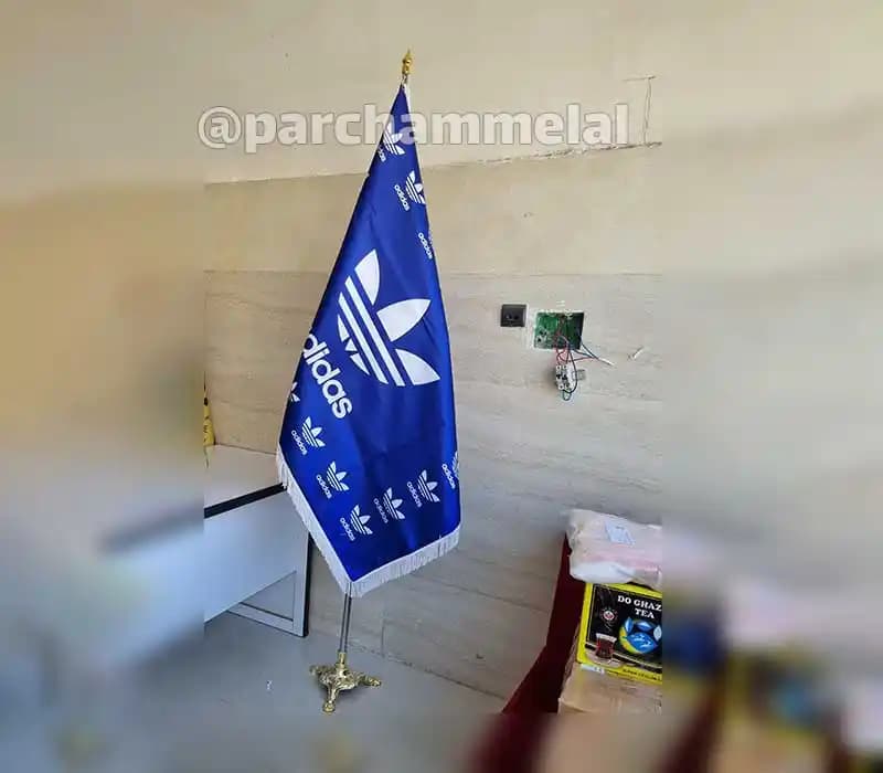پرچم تشریفات ساتن براق — تصویر ۶