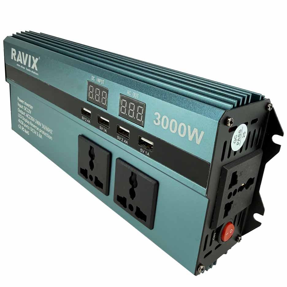 مبدل برق 3000 وات راویکس مدل RX-3000W — تصویر ۹