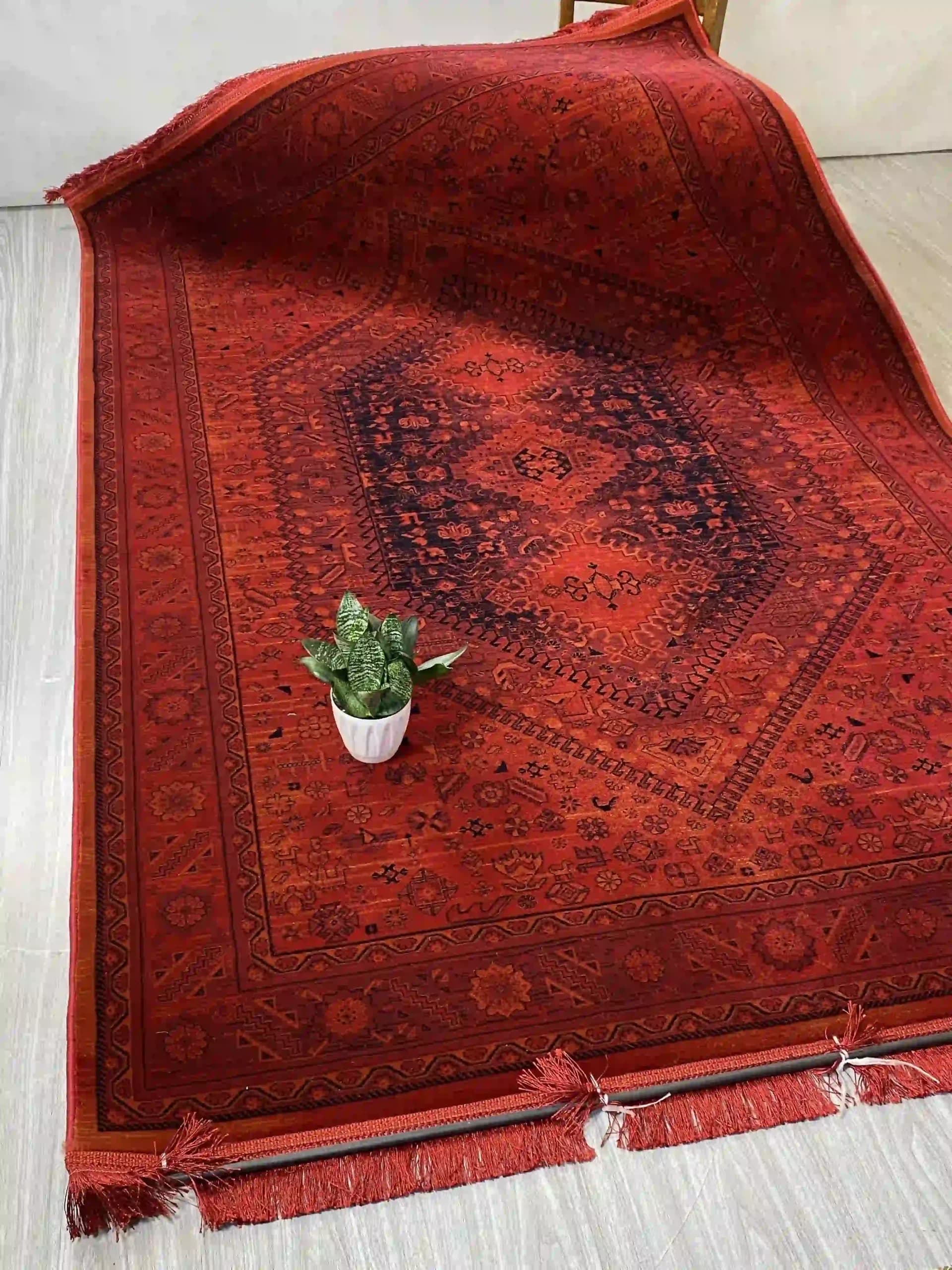فرش سنتی مدل لاکی سه ترنج14241 — تصویر ۹