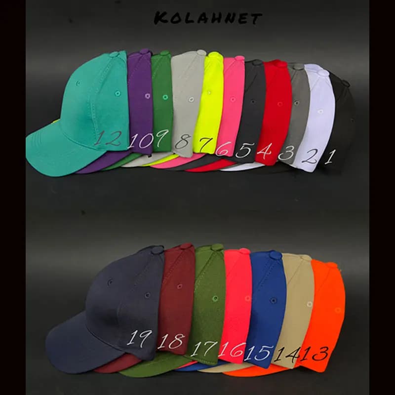 کلاه بیسبالی ریپس ساده کد 5876 — تصویر ۲