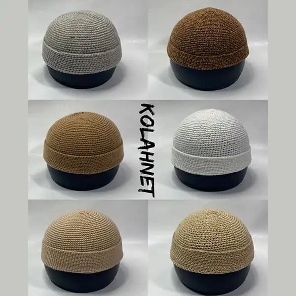 کلاه لئونی بافت رنگی کد 5840 — تصویر ۶