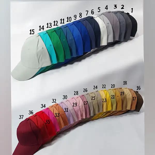 کلاه بیسبالی کتان ساده رنگی کد 5828 — تصویر ۱۰