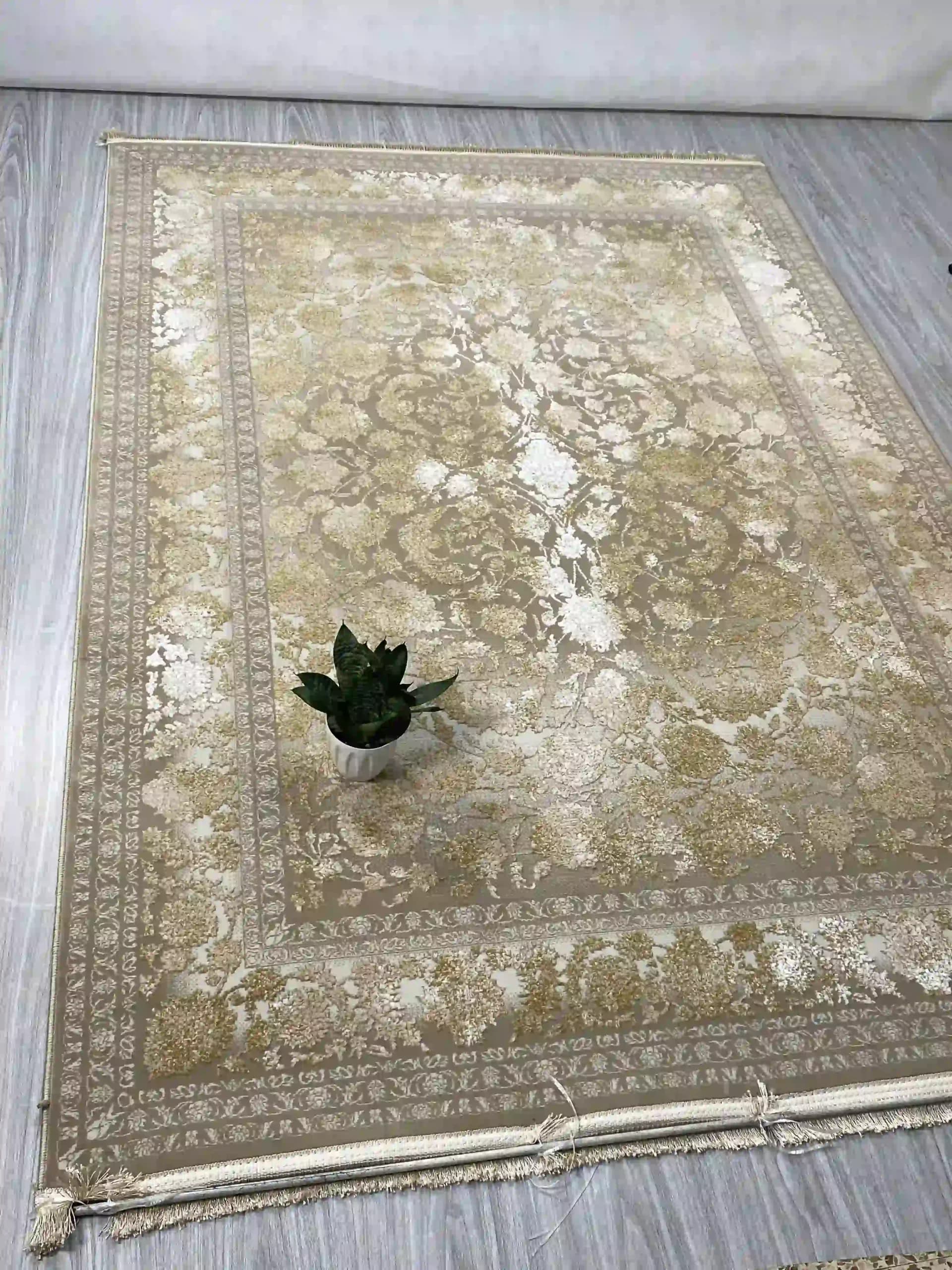 فرش نئو کلاسیک مدل افشان وینتیج — تصویر ۵