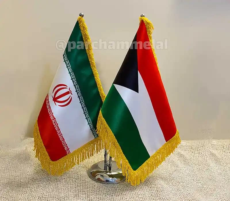 پرچم رومیزی دو میله ایران — تصویر ۴