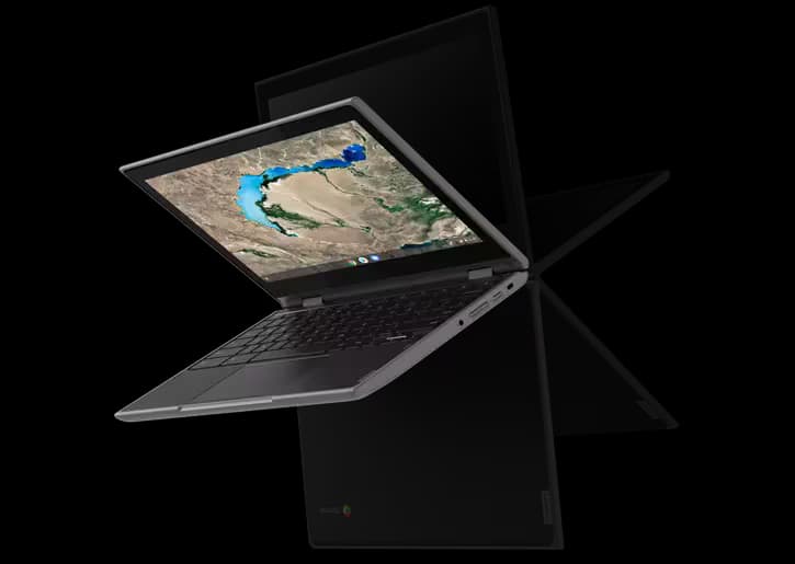 لپ تاپ لنوو 300E X360 TOUCH پردازنده CELERON N4500 رم 4GB حافظه داخلی 128 SSD لپ تاپ 12.3 اینچی گرافیک INTEL — تصویر ۴