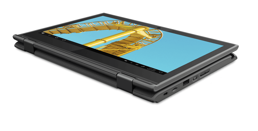 لپ تاپ لنوو 300E X360 TOUCH پردازنده CELERON N4500 رم 4GB حافظه داخلی 128 SSD لپ تاپ 12.3 اینچی گرافیک INTEL — تصویر ۳
