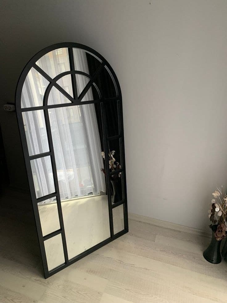 آینه قدی طرح مدل میراکل با قاب چوبی