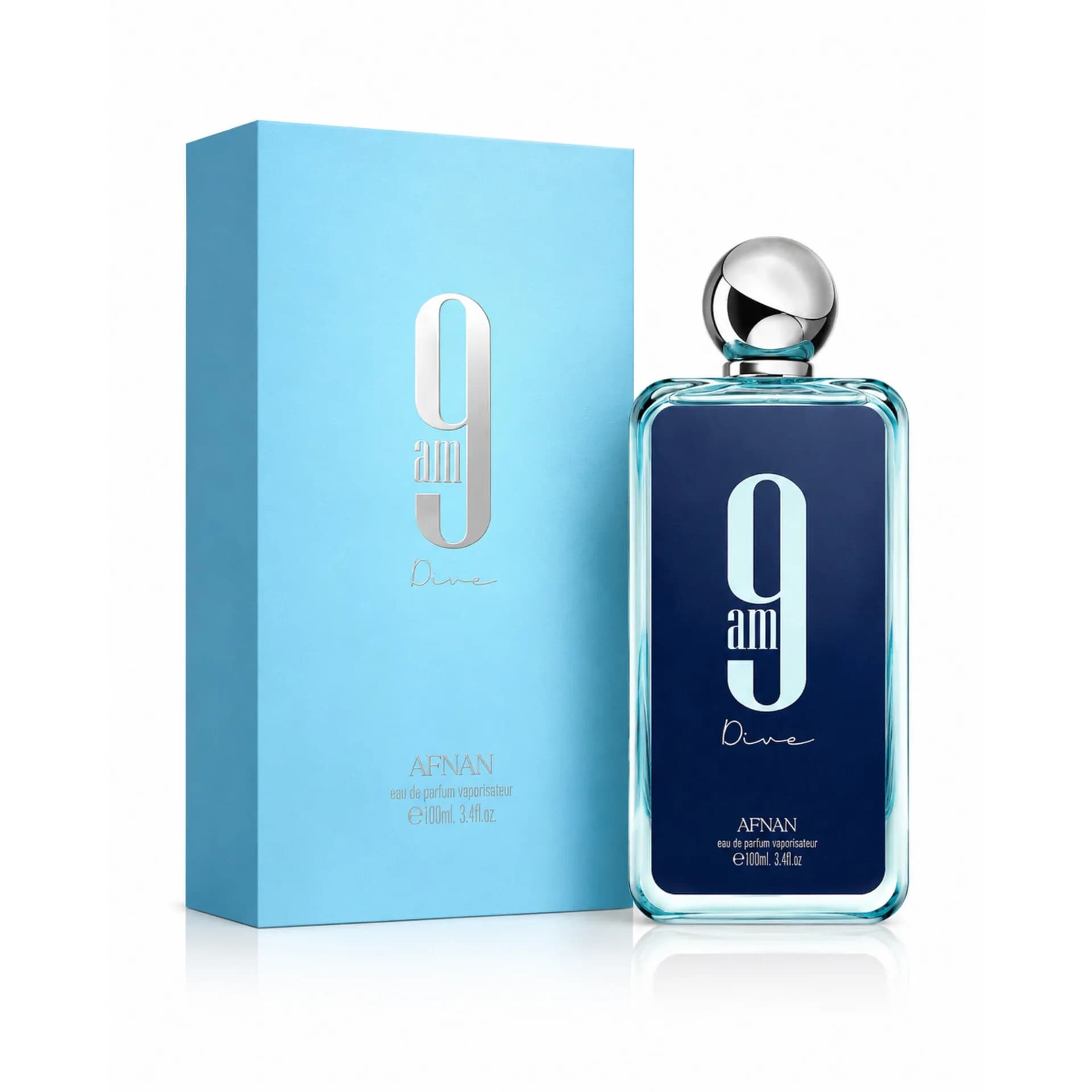 عطر ادکلن افنان 9 ای ام دایو آبی 100 میل | Afnan 9 AM Dive ادوپرفیوم — تصویر ۲