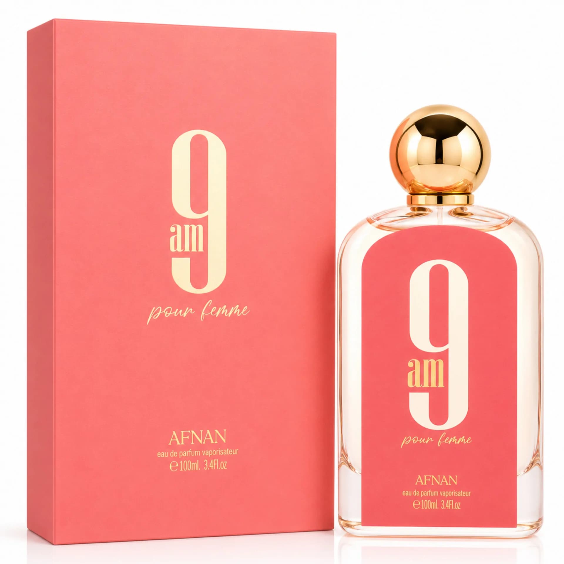عطر ادکلن افنان 9 ای ام پور فم 100 میل | Afnan 9 AM Pour Femme زنانه — تصویر ۲