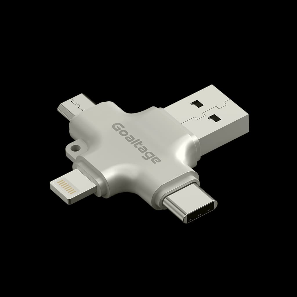 مبدل OTG چندکاره گلتیج مدل ADP04 MultiSync 4-in-1 OTG Adapter