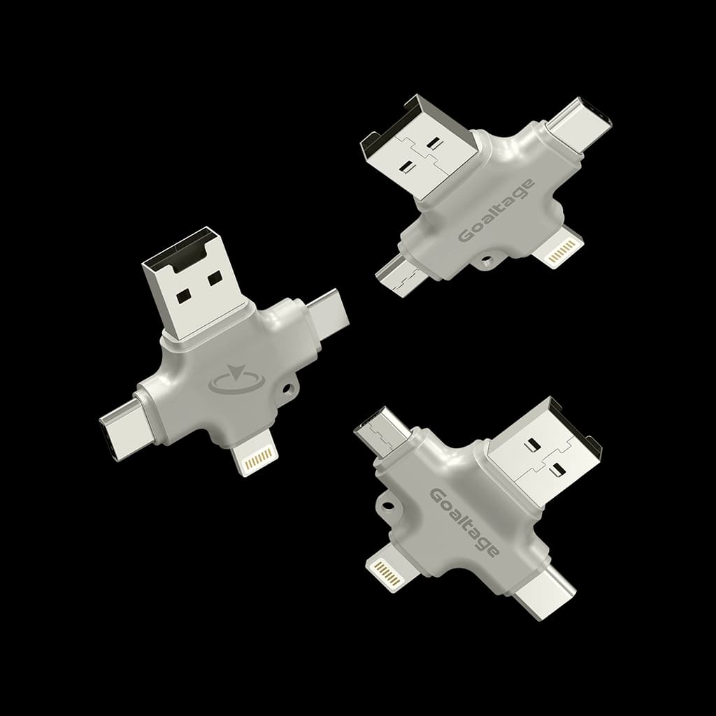 مبدل OTG چندکاره گلتیج مدل ADP04 MultiSync 4-in-1 OTG Adapter — تصویر ۵