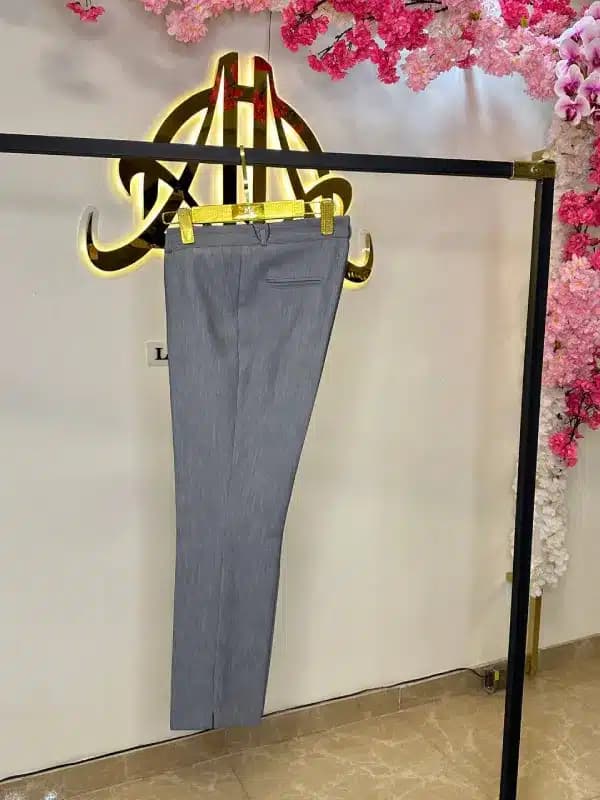 شلوار پارچه ای طوسی زنانه