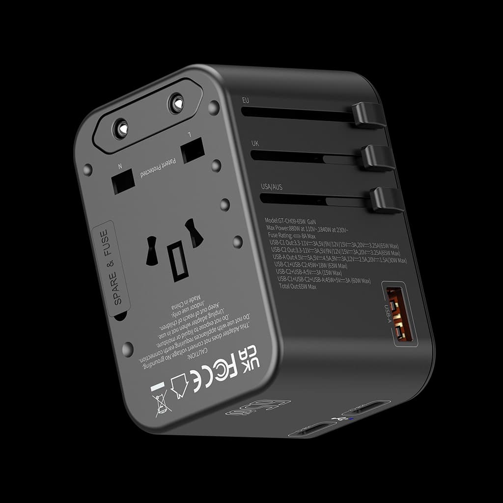 شارژر 65 وات گلتیج مدل CH09 65W GaN