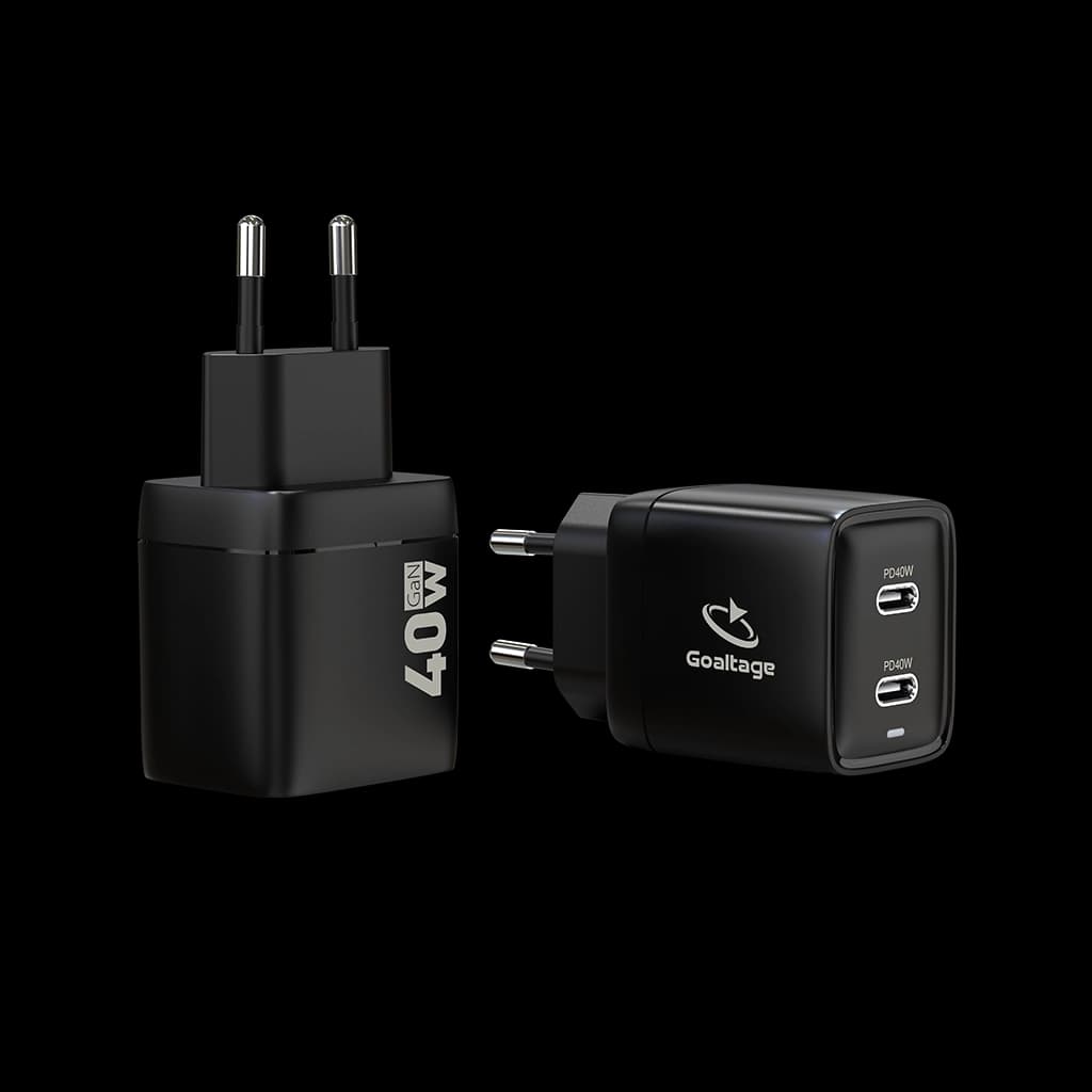 شارژر 40 وات گلتیج مدل CH05 Super-Fast 40W GaN EU & UK — تصویر ۴