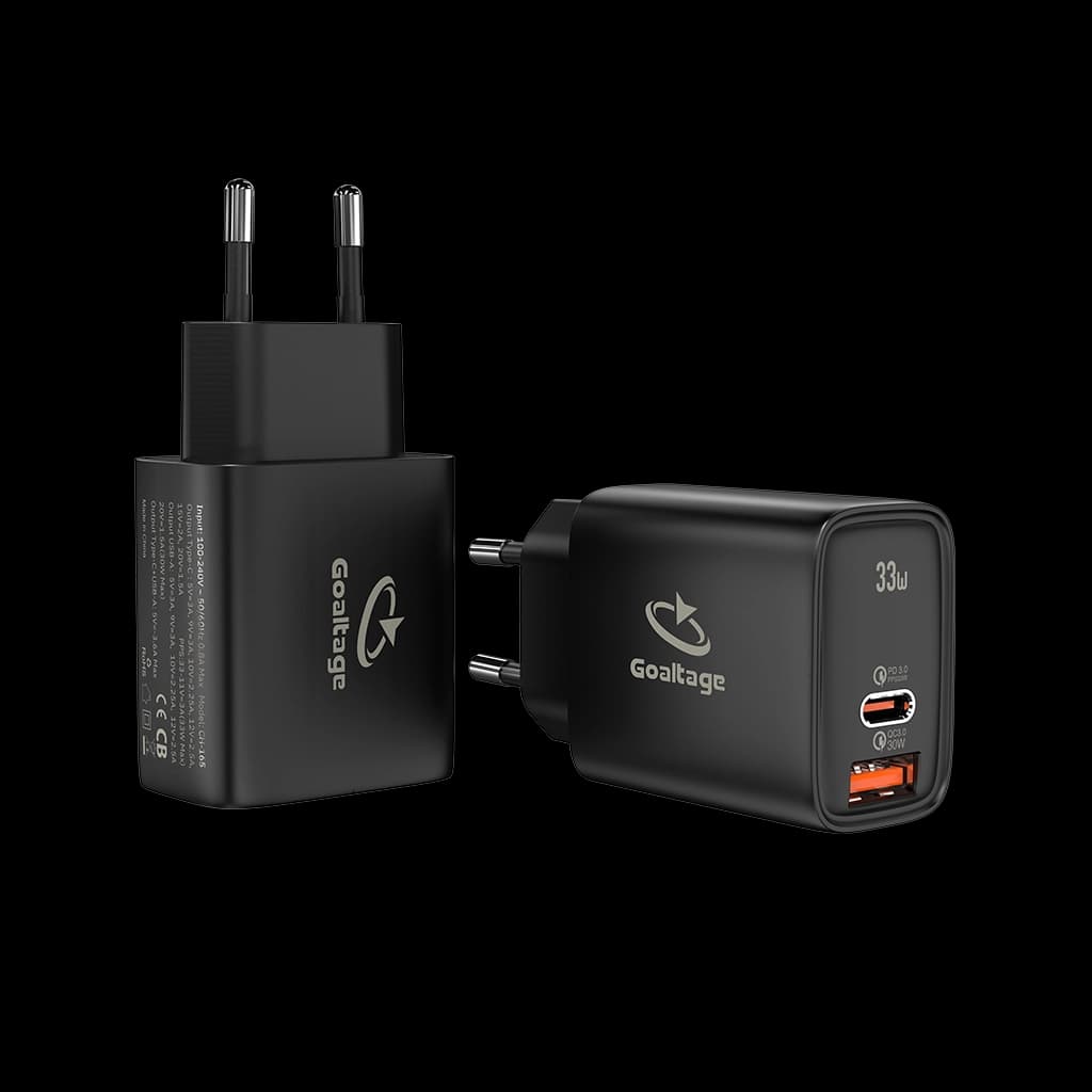 شارژر 33 وات گلتیج مدل CH01 33W EU & UK — تصویر ۲