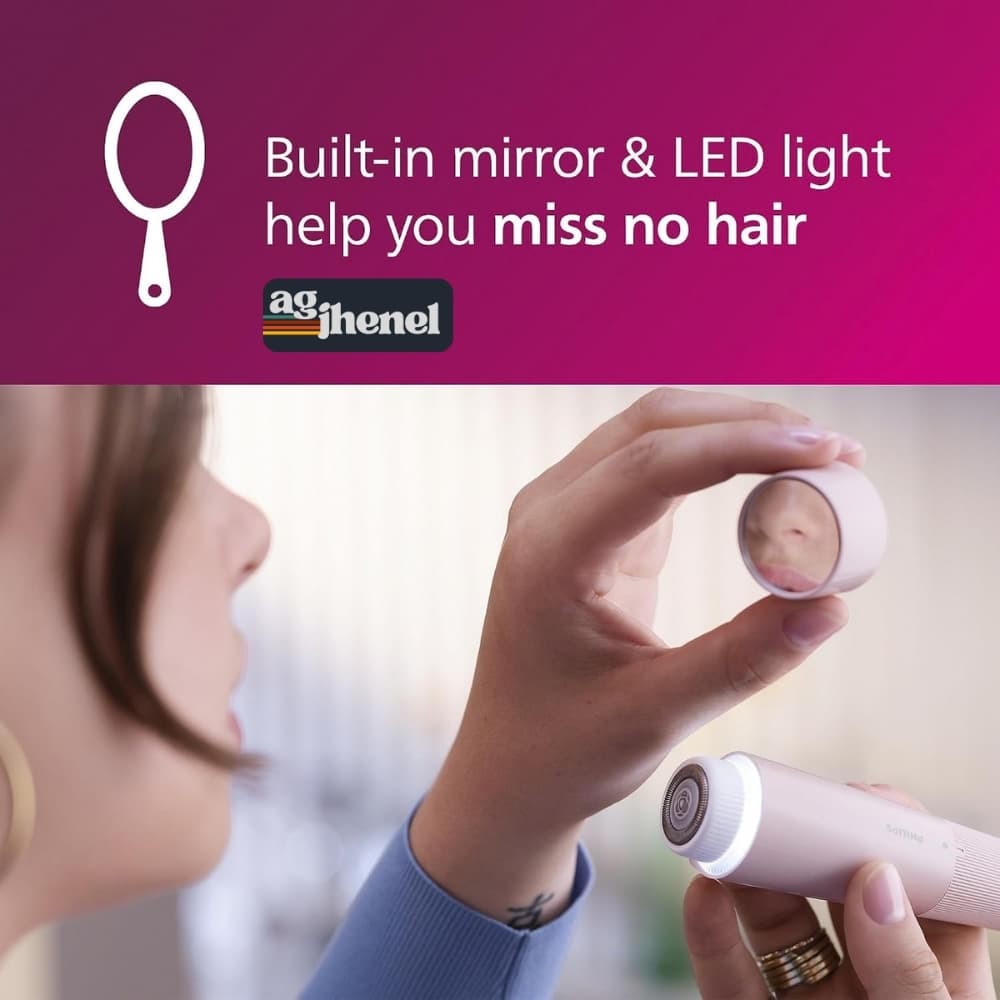 موزن صورت زنانه فیلیپس سری 5000 مدل Philips Facial Hair Remover brr454 — تصویر ۹