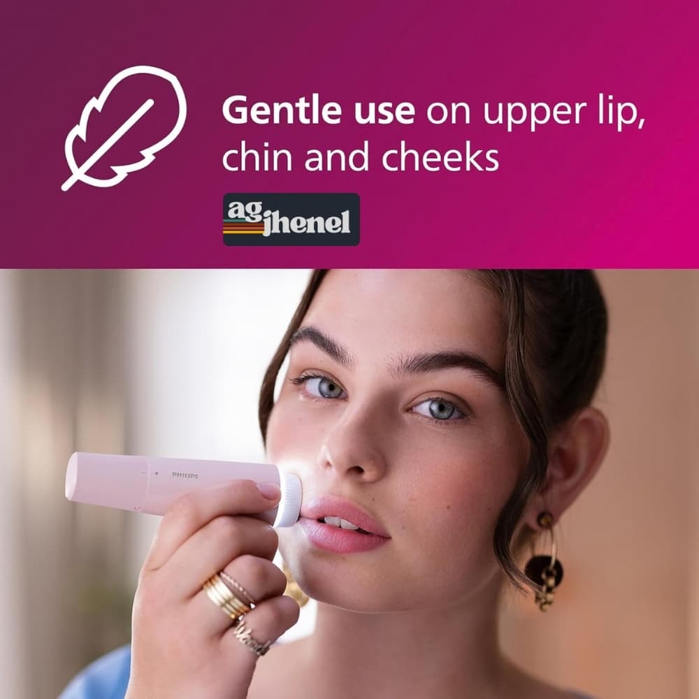 موزن صورت زنانه فیلیپس سری 5000 مدل Philips Facial Hair Remover brr454 — تصویر ۵