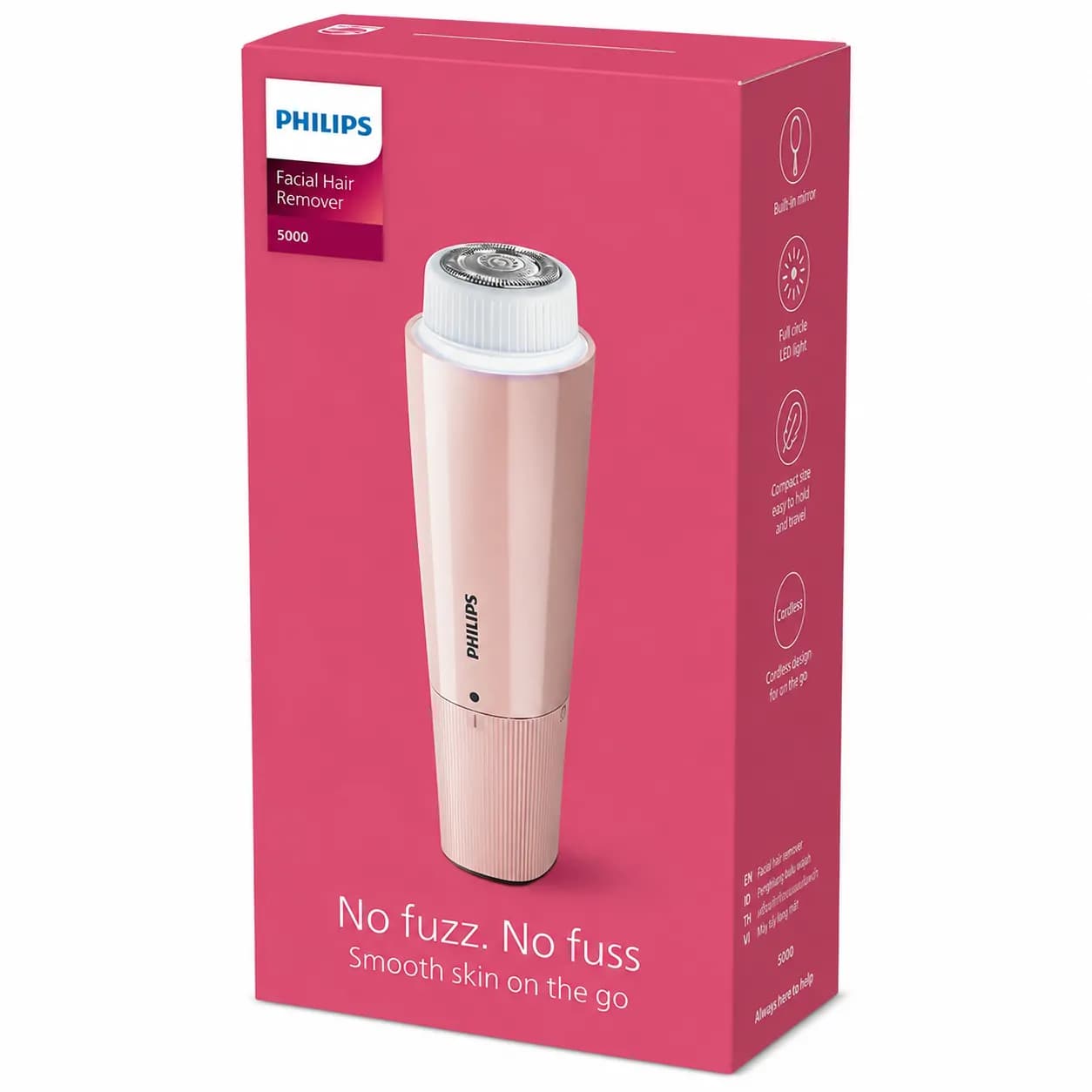 موزن صورت زنانه فیلیپس سری 5000 مدل Philips Facial Hair Remover brr454 — تصویر ۲