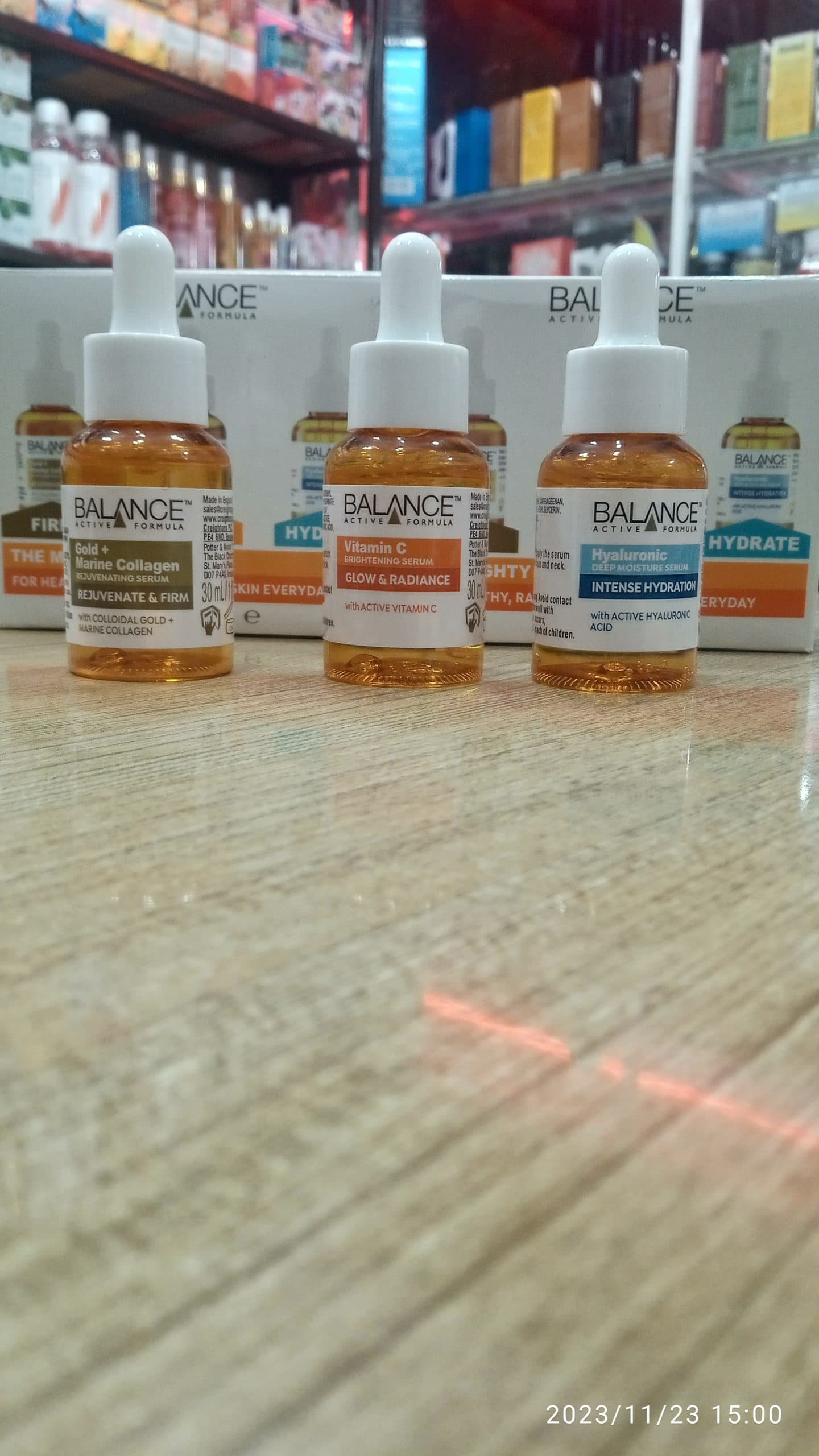 پک 3عددی سرم پوستی بالانس مدل The mighty three Balance active formula the mighty 3 serum set — تصویر ۳