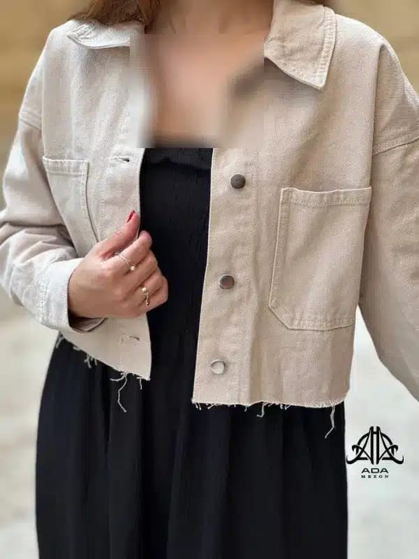 کت کتان پاییزه زنانه — تصویر ۲
