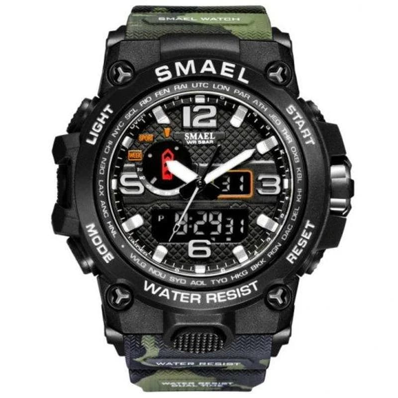 ساعت مچی عقربهای مردانه اس میل مدل waterproof 50