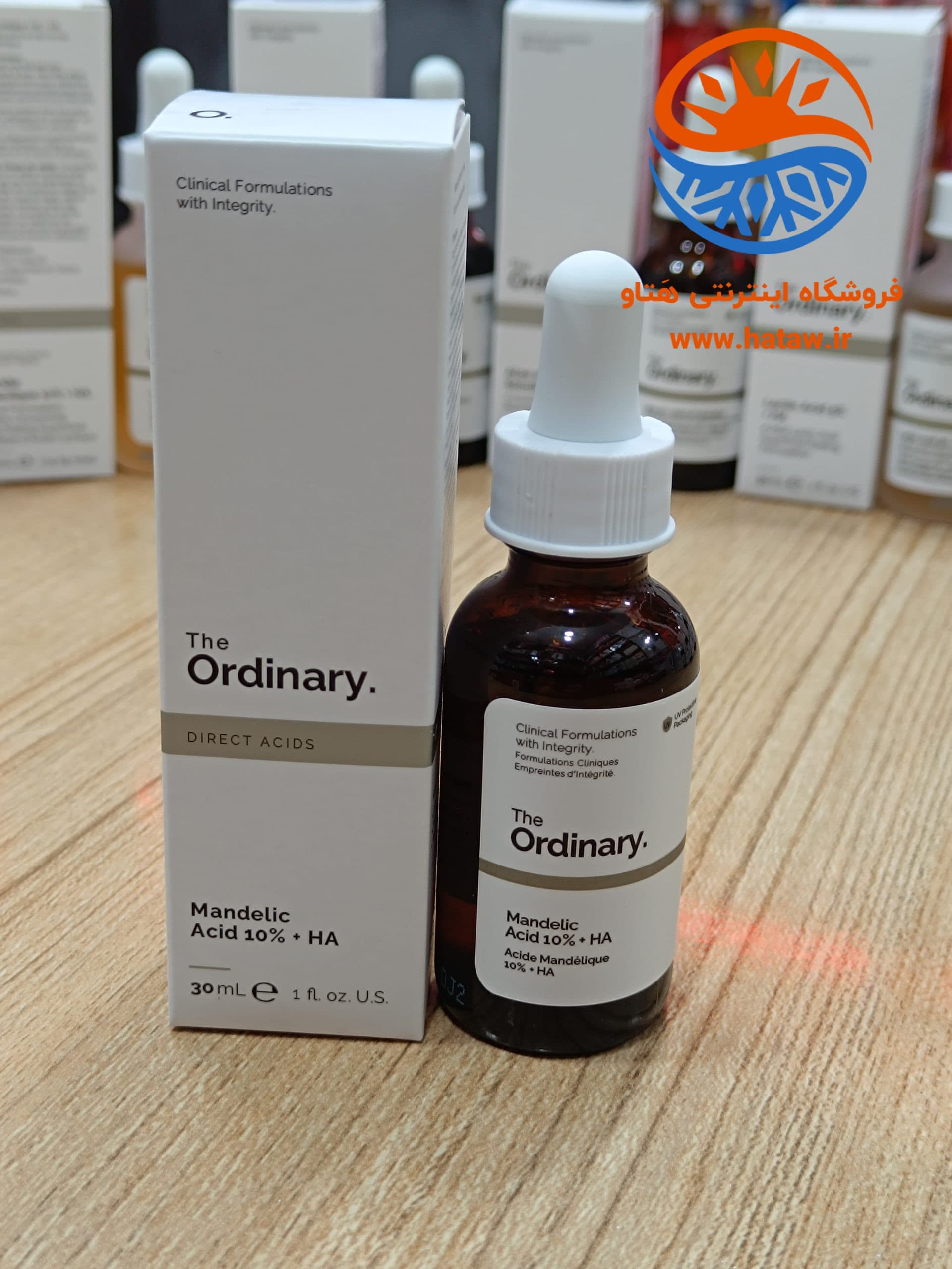 سرم ماندلیک اسید %10 + HA اوردینری (The Ordinary) | لایه برداری ملایم ( حجم 30 میل ) — تصویر ۲