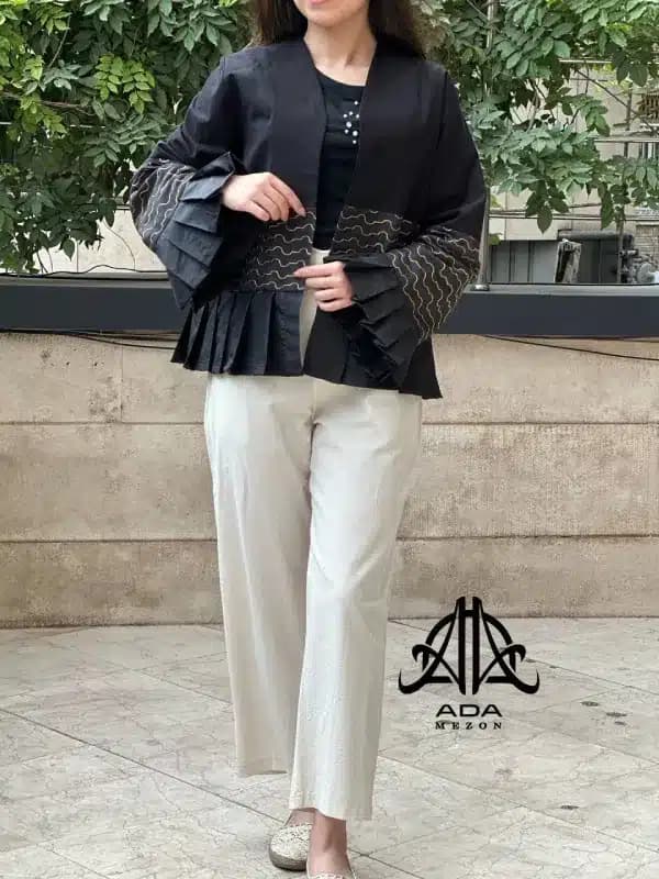 کت لینن دست دوز زنانه — تصویر ۱۰