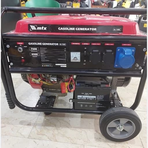 موتور برق بنزینی ام تی ایکس 7.5 کیلو وات مدل mtx-7500