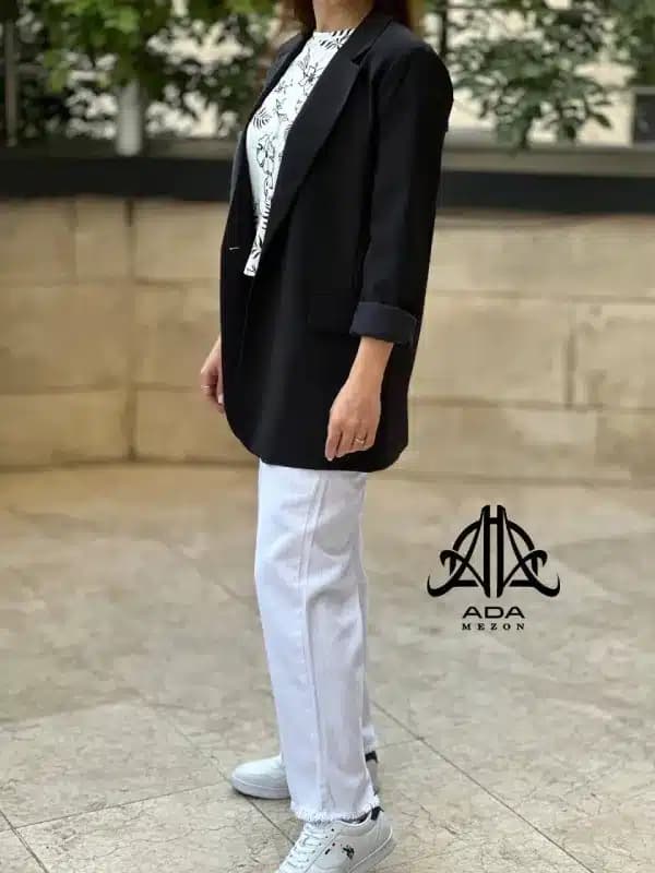 کت زنانه pull & bear پول اند بیر اورجینال — تصویر ۳