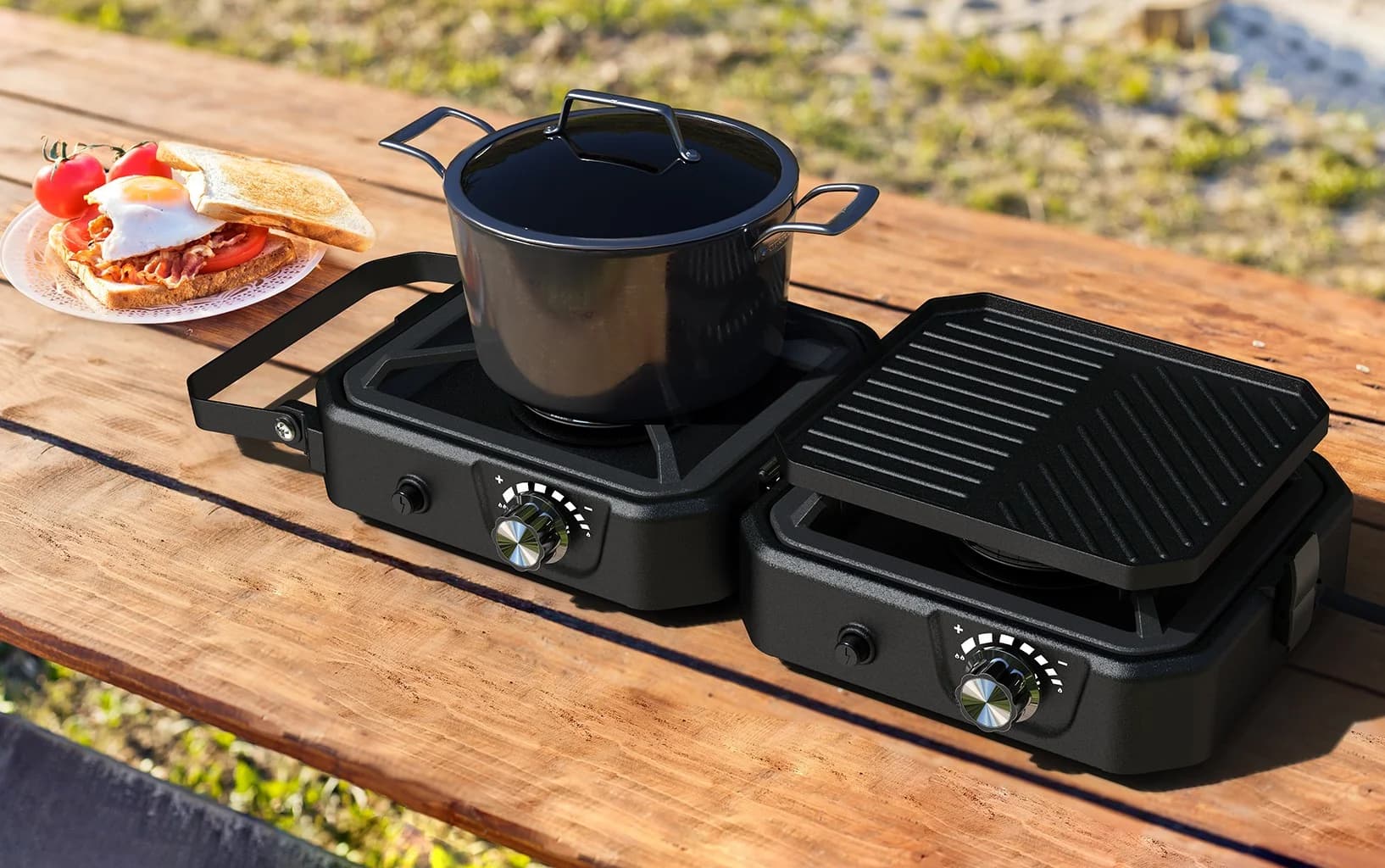 اجاق کمپینگ دو شعله گلتیج CS01 ProFlame Portable Camping Stove — تصویر ۶