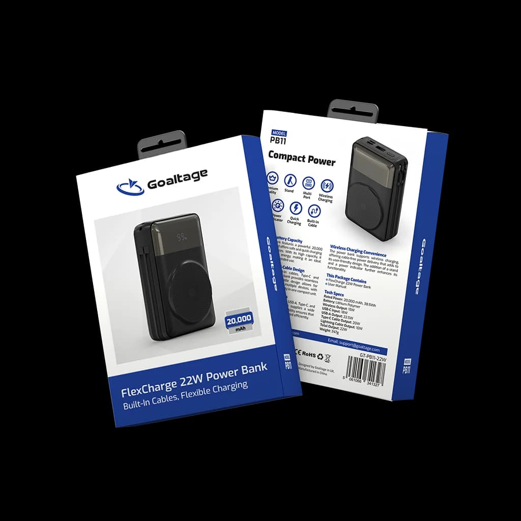 پاوربانک گلتیج PB11 FlexCharge 20K Power Bank 22W — تصویر ۶