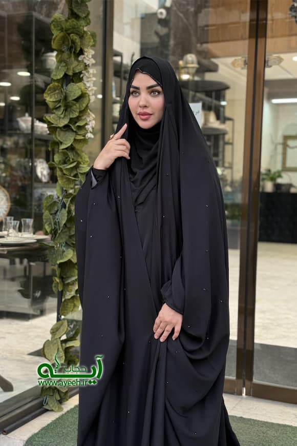 چادر نگین دوزی شده باران ، پارچه ندا