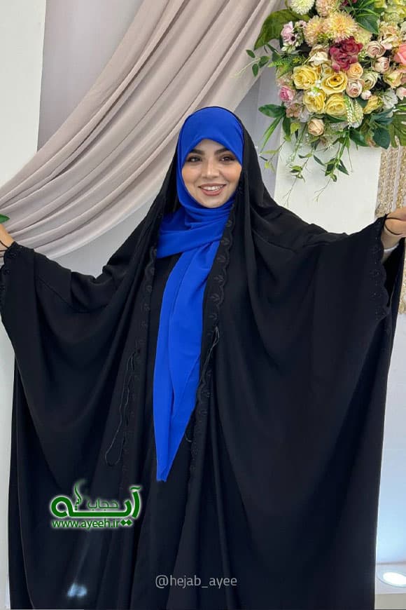 چادر عربی گلدوزی طرح گندم — تصویر ۴