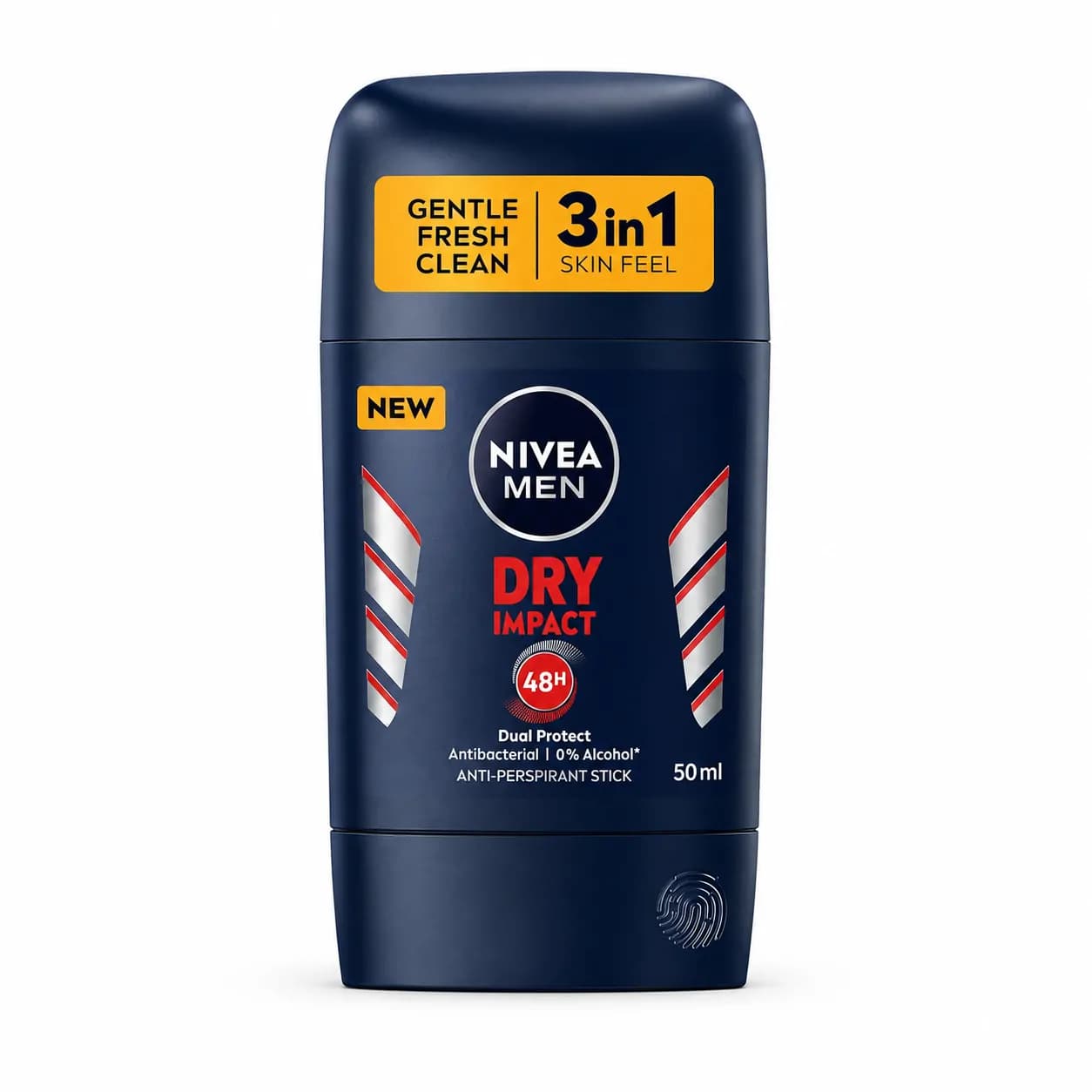 مام استیکی صابونی ضد تعریق مردانه نیوآ درای ایمپکت حجم ۵۰ میل | dry impact