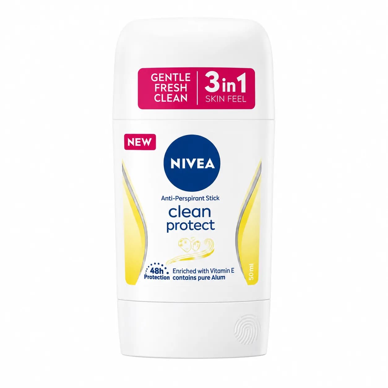 مام استیکی صابونی ضد تعریق زنانه نیوآ کلیپ پروتکت حجم ۵۰ میل | clean protect