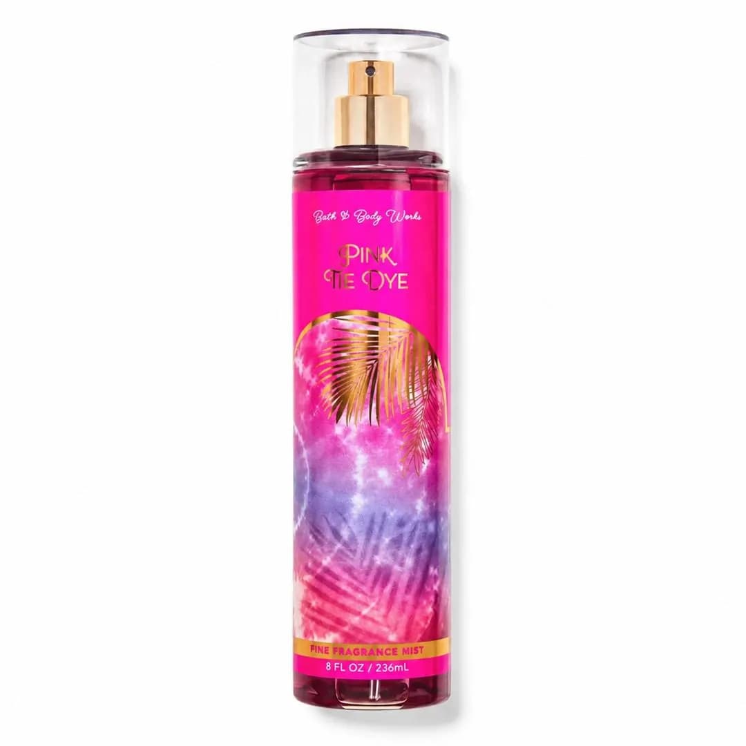 بادی میست بث اند بادی ورکس Pink Tie Dye حجم 236 میل