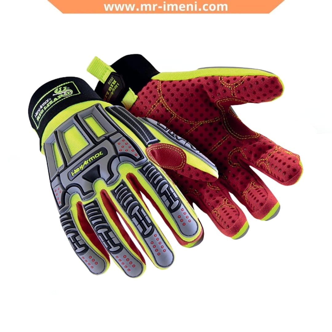 دستکش ضد ضربه uvex مدل HexArmor® Rig Lizard — تصویر ۲