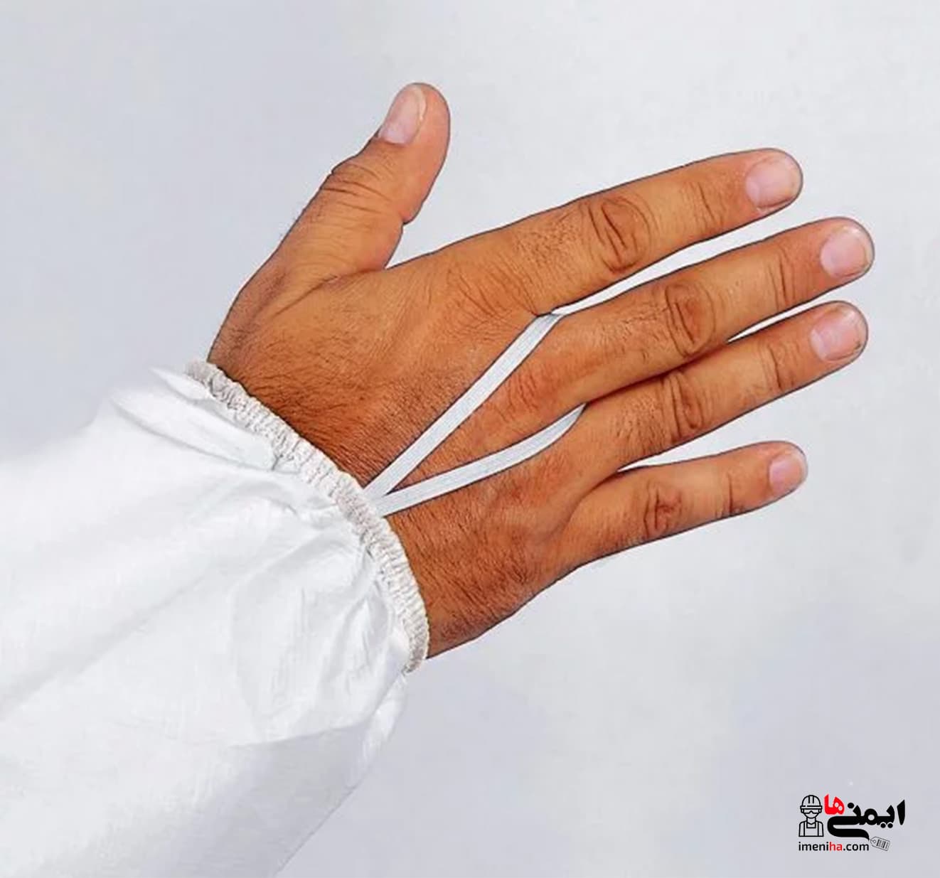 لباس یکبارمصرف شیمیایی uvex مدل 4B — تصویر ۵
