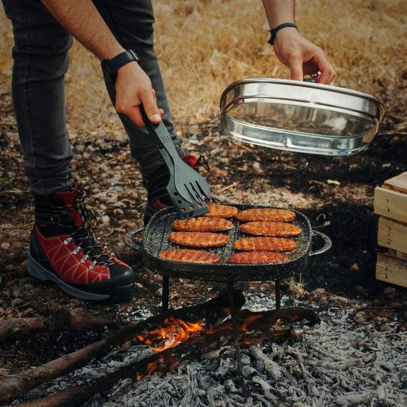 تابه گریل نالینو مدل Lorenza سایز ۲۸ با درب شیشه ای — تصویر ۶
