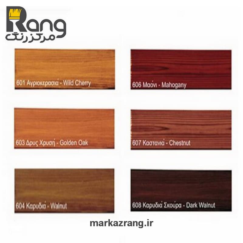 رنگ ترمووود پایه روغن ورنیلاک VERNILAC یونان ، کد 602 Oak بلوطی ، 2.5LT لیتری — تصویر ۸