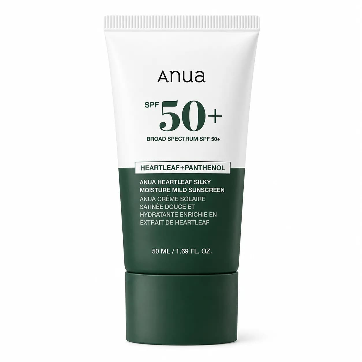 ضد آفتاب آنوا هارتلیف Heartleaf Silky Moisture Mild Sunscreen SPF50+ حجم 50 میل