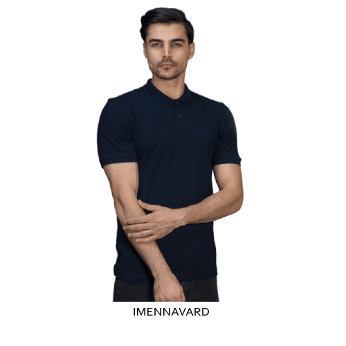 تیشرت جودون مردانه یقه دار — تصویر ۳