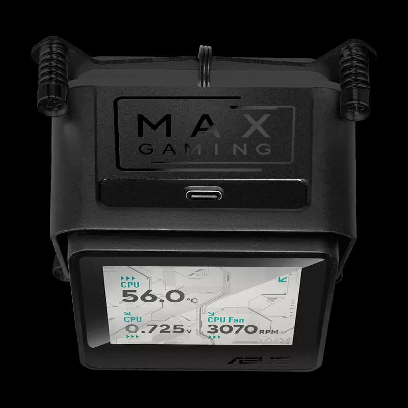 خنک کننده مایع پردازنده ایسوس مدل MAX Gaming LC 360 ARGB LCD — تصویر ۱۲