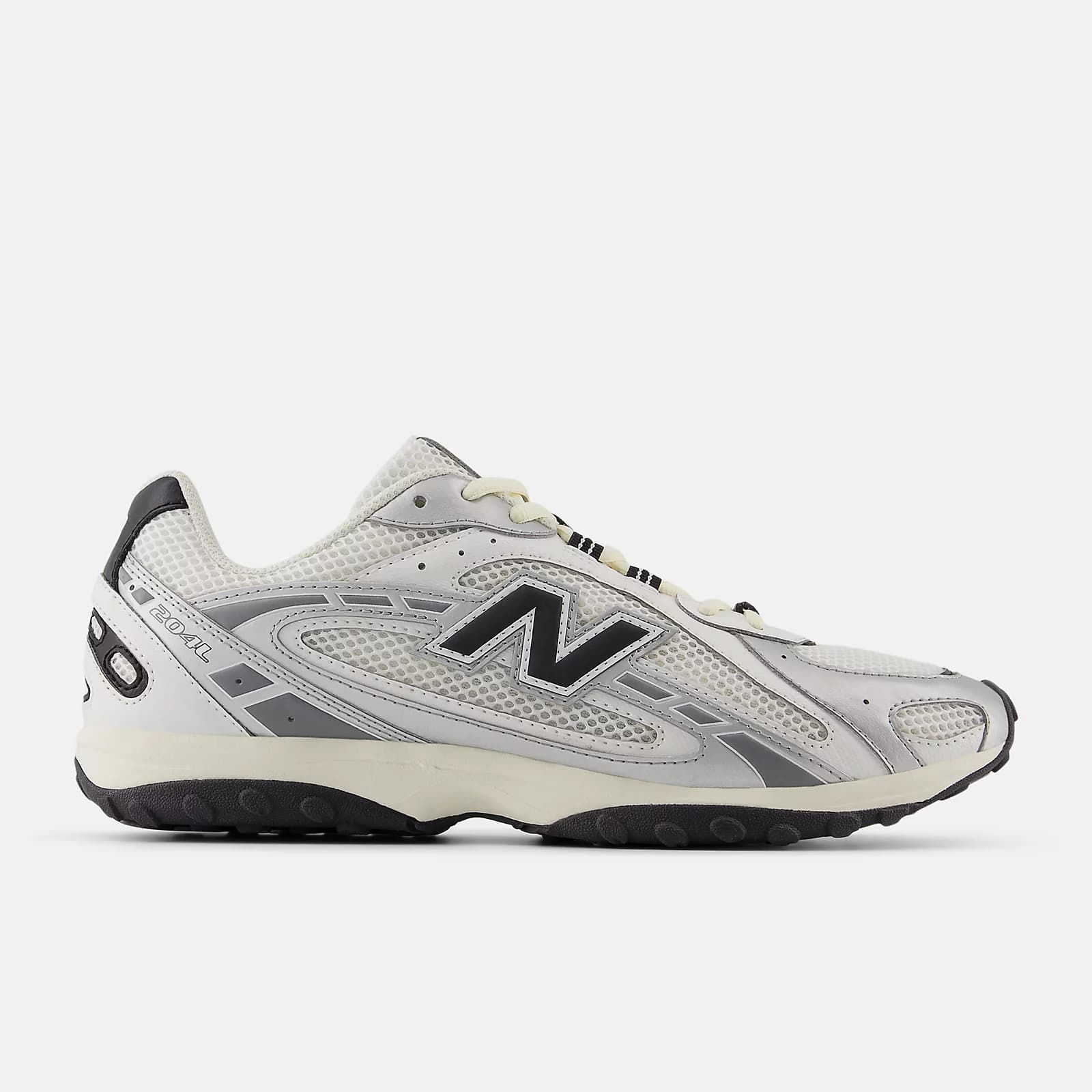کتانی نیوبالانس 204 ال سیلور متالیک بلک New Balance 204L
