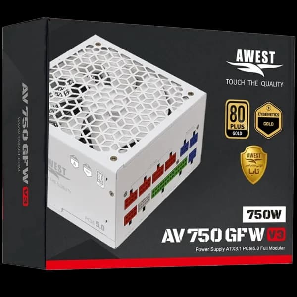 پاور ماژولار اوست مدل AV750-GF Wh V3 750W — تصویر ۲