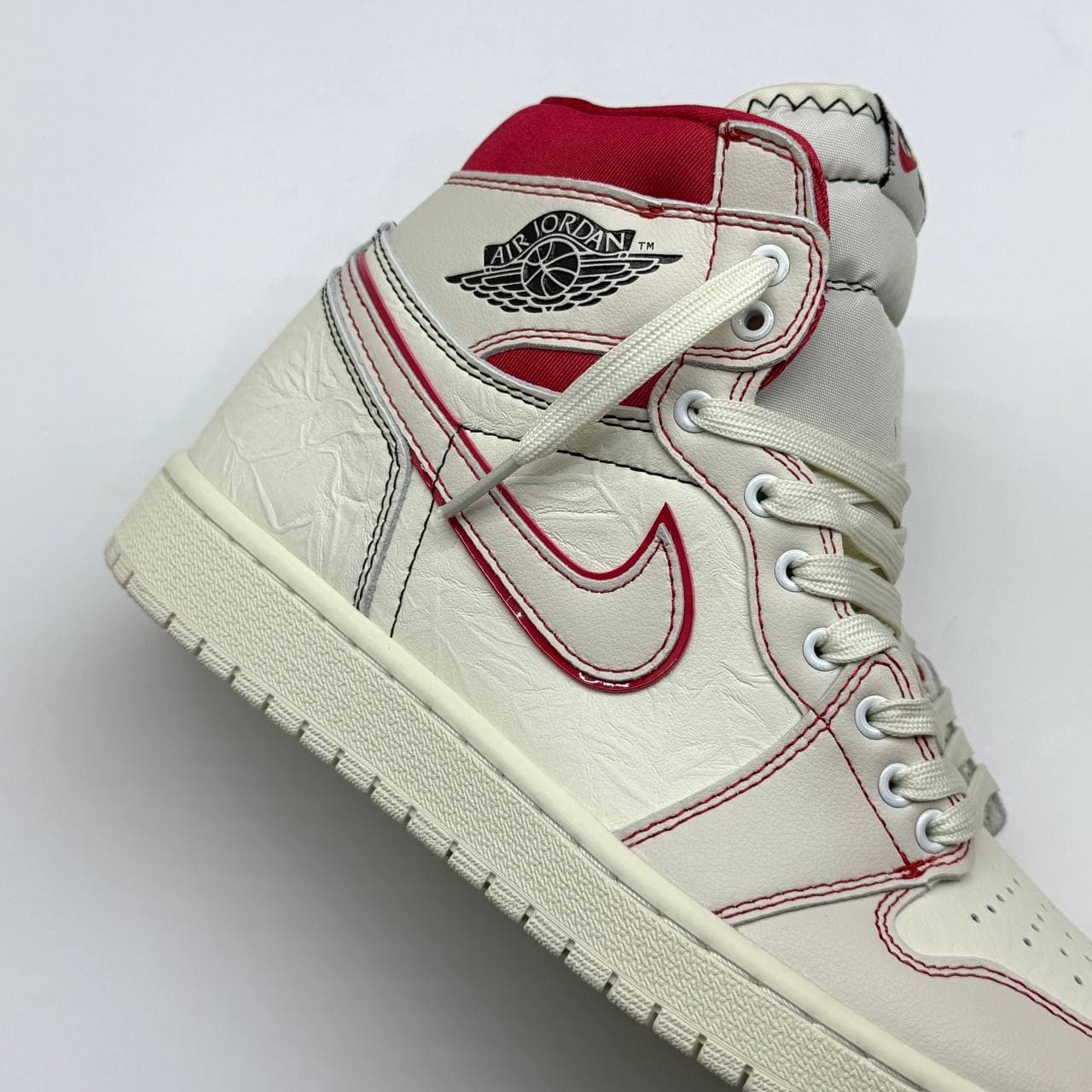 نایک ایر جردن وان ساقدار رد فانتوم NIKE AIR JORDAN 1 HIGH PHANTOM GYM RED — تصویر ۸