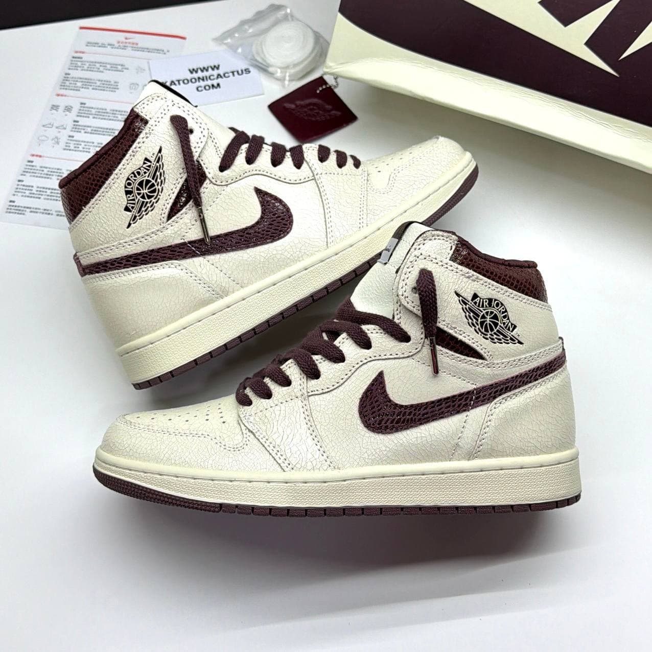 نایک ایر جردن وان ساقدار امامنیر NIKE AIR JORDAN 1 HIGH A MA MANIERE — تصویر ۸