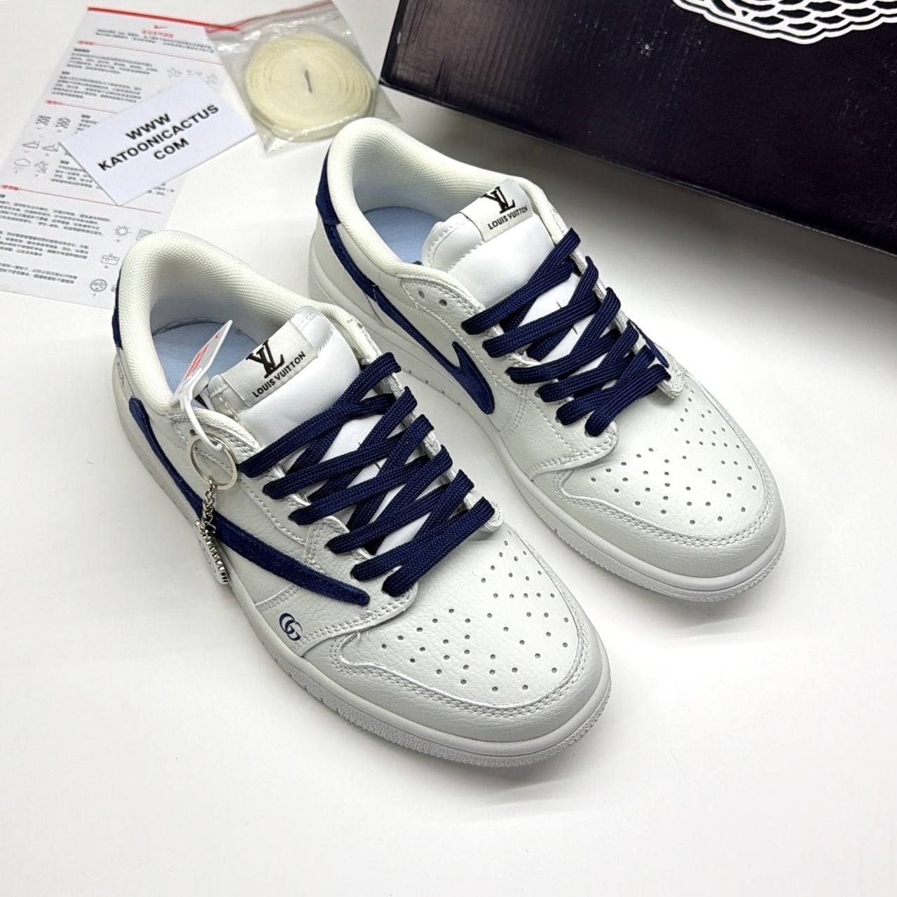 نایک ایر جردن وان لو تراویس اسکات گوچی NIKE AIR JORDAN 1 LOW TRAVIS SCOTT X GUCCI — تصویر ۲