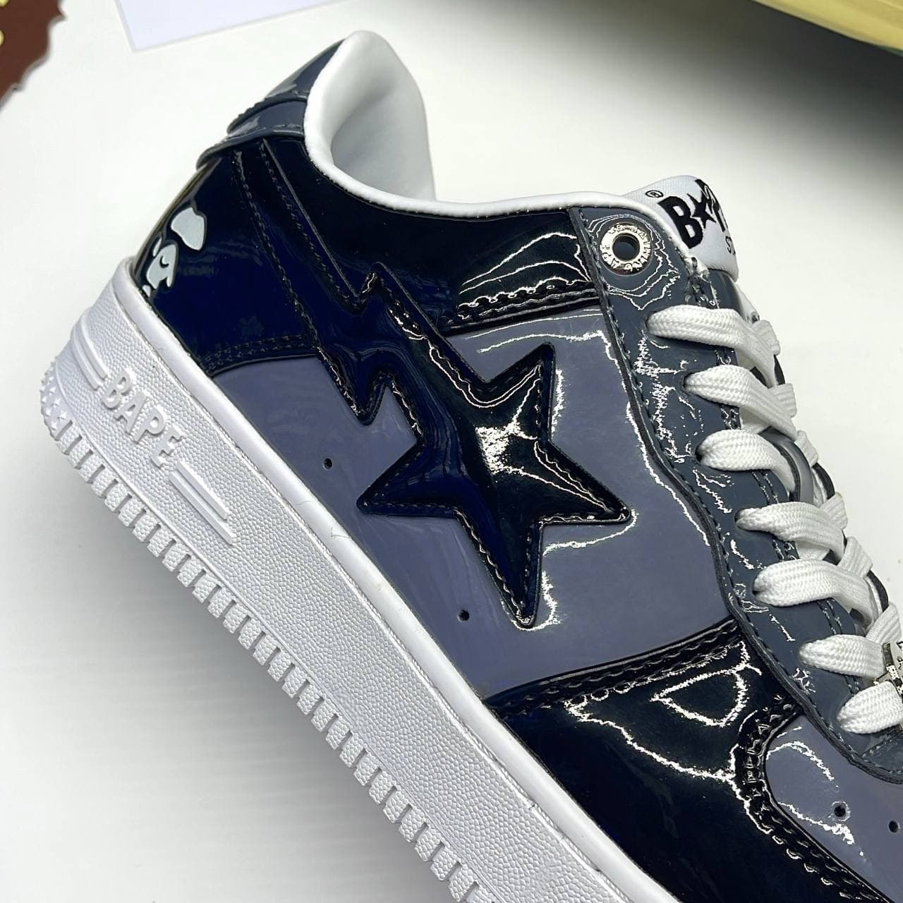 بیپ استا مشکی طوسی BAPE STA CAMO CAMBO BLACK — تصویر ۹